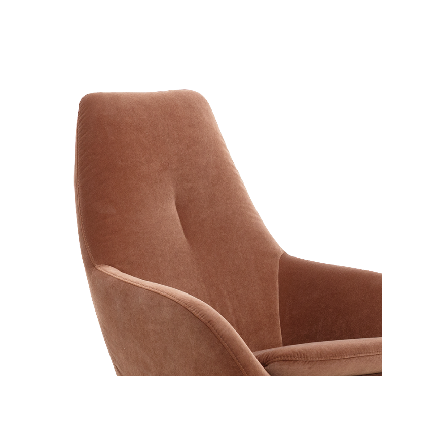 Draaifauteuil - Hoge rug + schommelfunctie